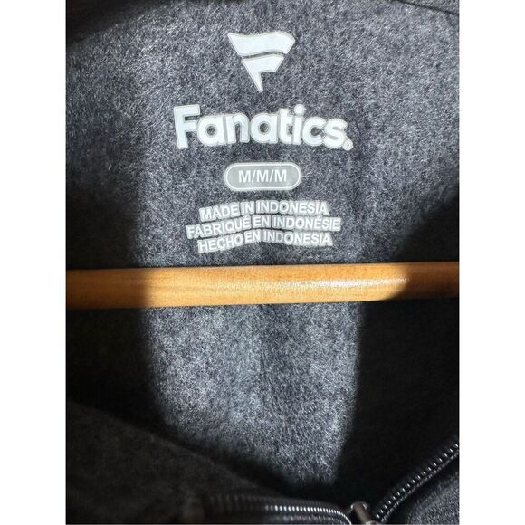 Texas Longhorns Charcoal Gray and Orange Zip Up Sweater Size Medium - Picture 3 of 5